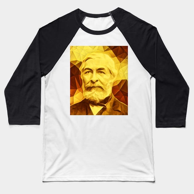 Jean Charles Galissard de Marignac Golden Portrait | Jean Charles Galissard de Marignac Artwork 11 Baseball T-Shirt by JustLit